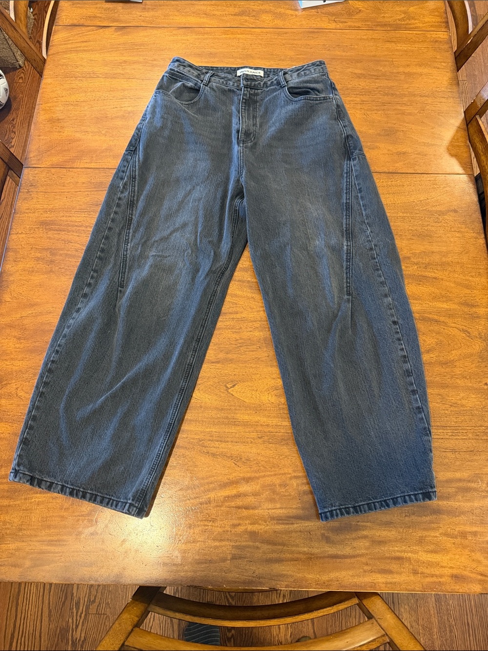 Relaxed Fit Men's Jeans in Washed (insilence korean desinger brand)